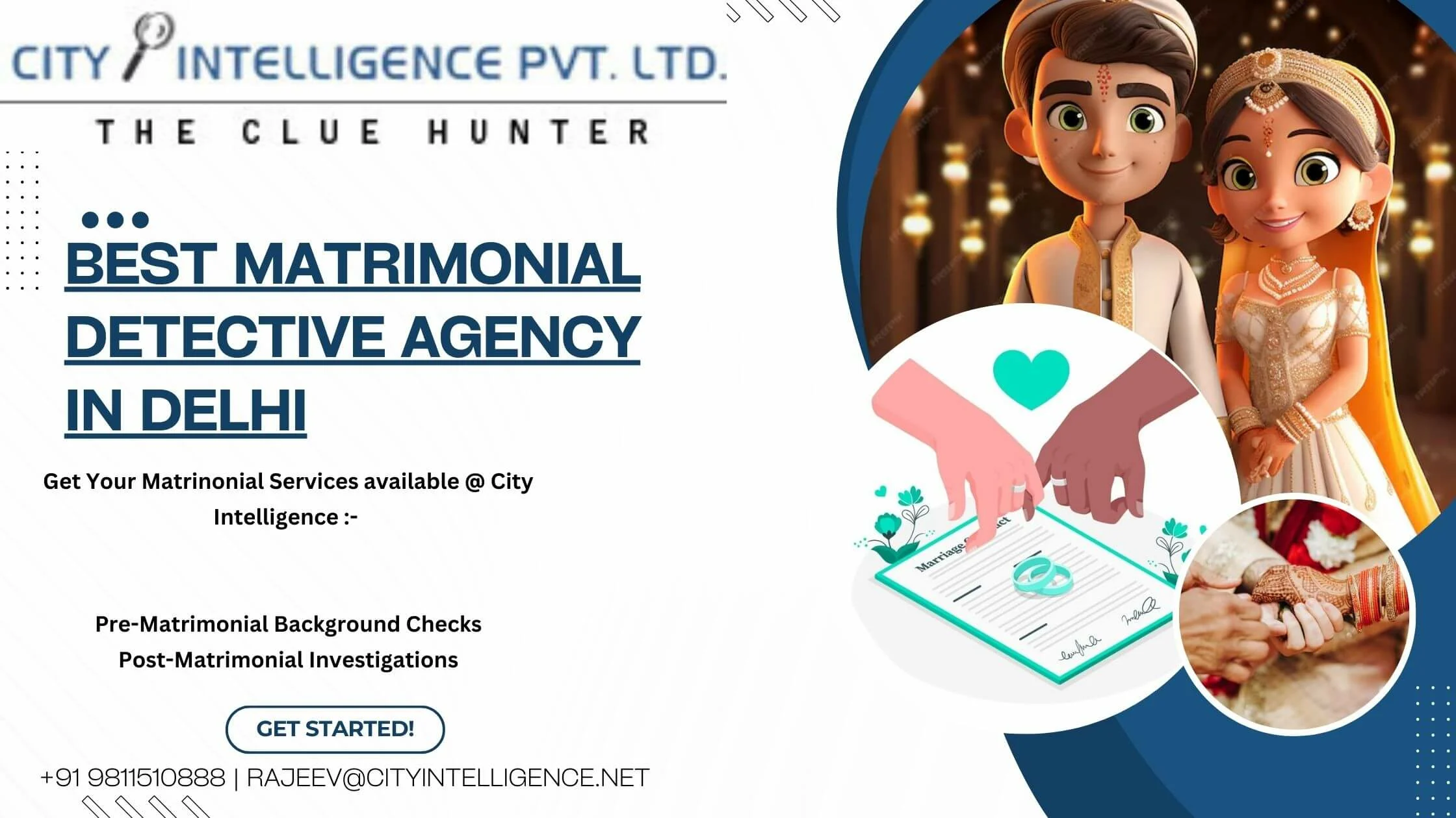 Best Matrimonial Detective Agency in Delhi – Trusted Since 2001