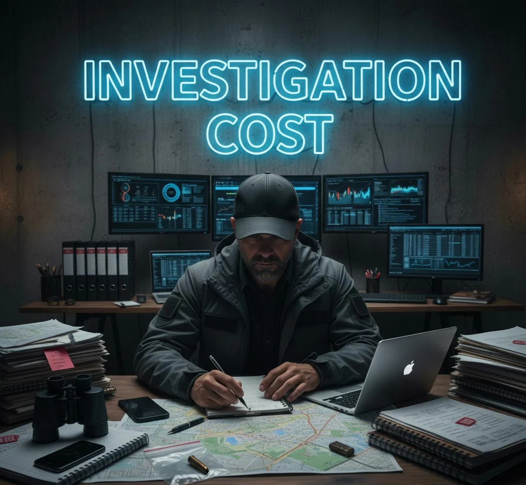 city intelligence detective agency's Investigation Costs